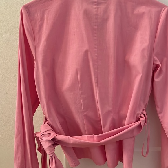 Ladies nwt jones New York collection cotton wrap shirt - Picture 3 of 12
